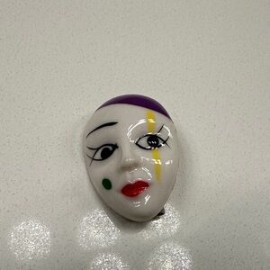 Colorful Face Makeup Pin